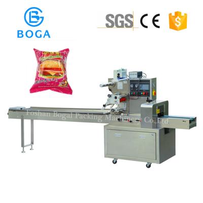 China China foshan manufacturer pillow flow Hamburgers wrapper machine price for sale