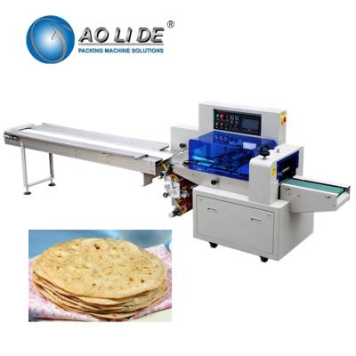 China Manufacturer automatic high speed flow Brioche sandwich French pita Croissant sliced arabic bread packing machinery price for sale