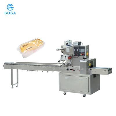 China Stick Cake Bakery Packaging Equipment / Chapati Donut Sandwich Packaging Machine for sale