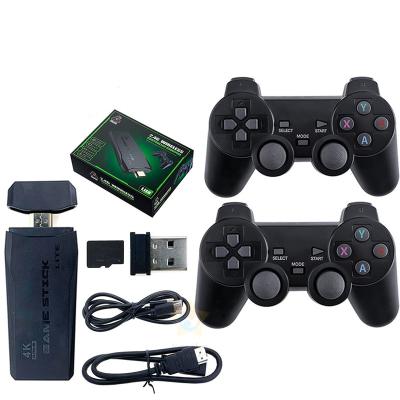 China With handbreak factory wholesale 4K TV portable video game console unit 10000 games stick controller 2.4G wireless gamepad (64GB) for sale