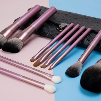 China Angular Blush 10 Brand New High Quality Makeup Brushes With Customizable Color Private Label for sale