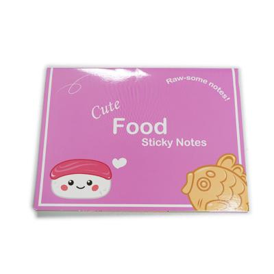 China Customized cute food notepad sticky notepad notepads sticky note-vintage-some notes for sale