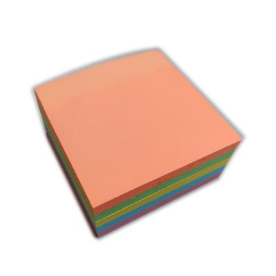 China Colorful Sticky Cube Self Adhesive Sticky Notes In Memo Pads for sale