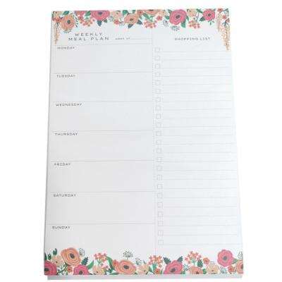 China Hot Selling Magnetic Memo Pads Fridge Notepad - Meal Plan / Weekly Shopping List for sale