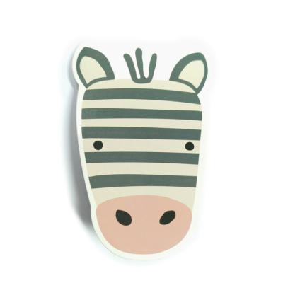 China Wholesale Cheap Notepads Stationery Supplier Cartoon Shaped Notepad Pad-Zebra Pattern For Promotion Activity for sale