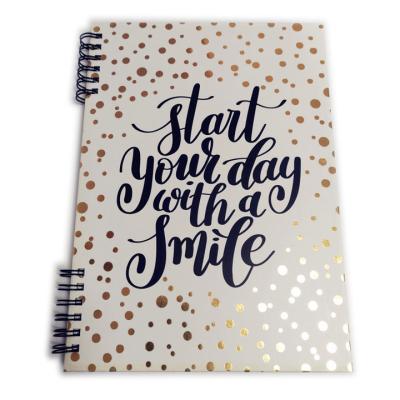 China The High Quality Spiral Binding Notebook From Paper Stationery Supplier - Start Your Day With A Smile for sale