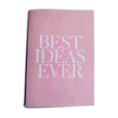 China Hot Sale Pink Promotion Notebook Paper Exercise Book - Best Ideas Ever for sale