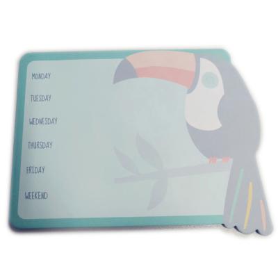 China Useful Writing Pad Weekly Planner Stationery Drawing Office-Toucans for sale