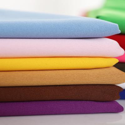 China Commonly Used High Elastic Milky Polyester Spandex Knitted Silk Fabric for sale