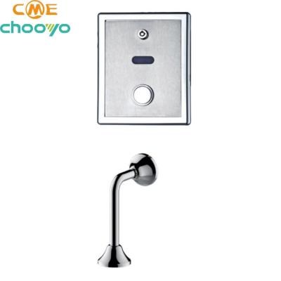 China Modern hidden sensor urinal flush valve with manual option for sale