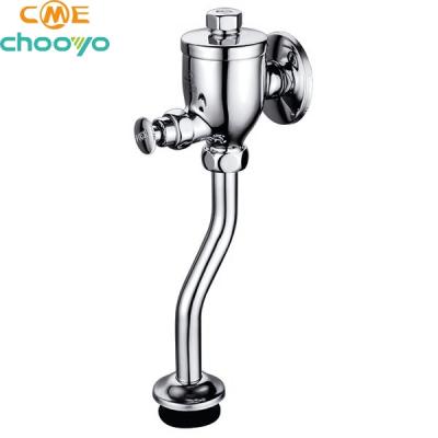 China Modern High Quality Brass Push Control Handle Hot Sale Supplier Toilet Urinal Time Delay Drain Valve Toilet Urinal Flush Valve for sale