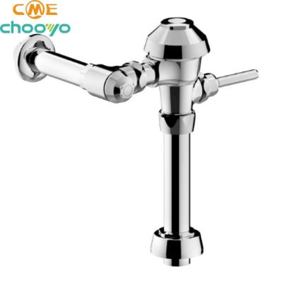 China Modern public toilet self closing brass manual flush valve good use wholesale prices for sale