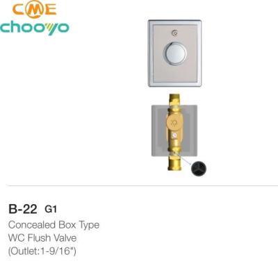 China Chrome WC Modern Floor Mounted Brass Manual Drain Valve for sale