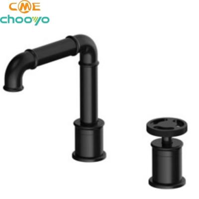 China Cheap Black Color Bathroom Faucet Faucets Price Metered Finish Faucet for sale