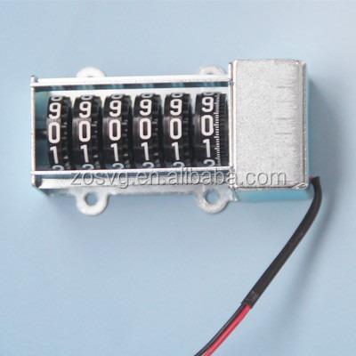 China electromagnetic counter for KWH energy electricity meter stepper motor mechanical register VG200MX51 VG200MX51 counter for sale