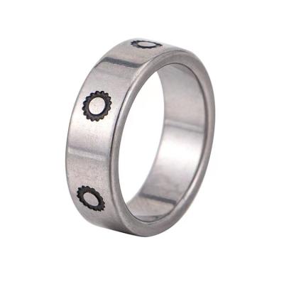 China Logo Sun Symbol Engagement Bands Customized Lead Free Nickel Free Rings High Quality Couples Rings Accessories for sale