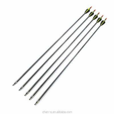 China Fit for Compound Bow / Recurve Bow 28-32 inch Carbon Arrows with Aerodynamic TPU Vanes with 100 Grit Sweep Tips for Compound Recurve Bow Hunting for sale