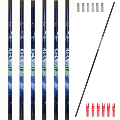 China Fit For Compound Bow / Recurve Bow Wholesale Pure Weave Carbon Arrow Shafts For Traditional Compound Recurve Archery Archery Practice for sale