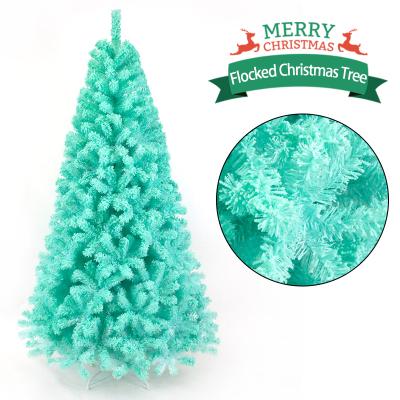 China Christamas Home Decoration 2021New Product 7FT Flocked PVC Christmas Tree For Christmas Festival Decoration for sale