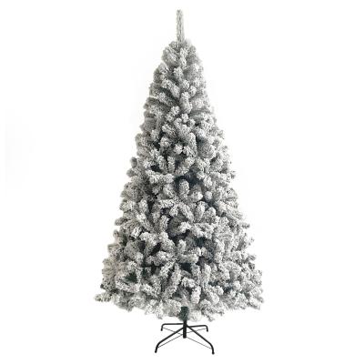 China Christamas Home Decoration 7FT Assembled PVC Christmas Tree For Christmas Festival Decoration for sale