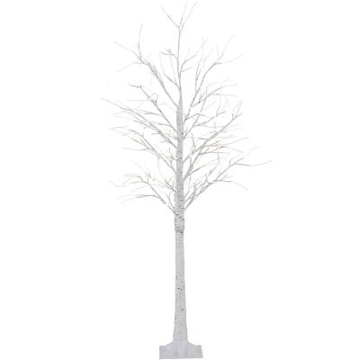 China 2021 Hot Sellers Home Decoration Unique White Amazon Simulation Branch Fiber Optic Christmas Tree Christamas For Party And Festival Home Ornament for sale