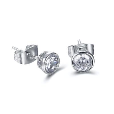 China CLASSIC Luxury Jewelry Women Diamond Earring Set Stud Earrings Fashion Zircon 925 Pure Silver Earrings for sale