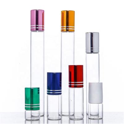 China Personal Care 1ml 2ml 3ml 5ml Perfume Crimp Spray Atomizer Glass Sample Vial Bottle for sale