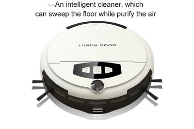 China ABS Robot Floor / Automatic Vacuum Cleaner Self-charging Anti Collision for sale