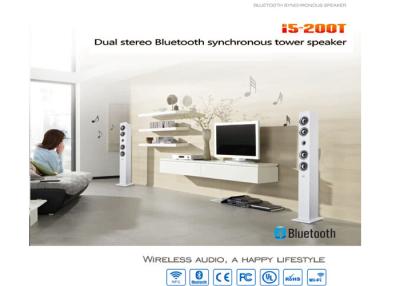 China Dual Stereo Tower Household Wireless Wifi Speakers With MDF cabinet for sale