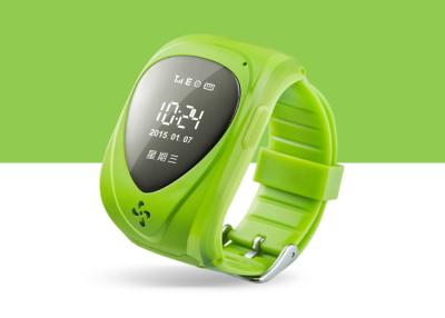 China GSM+ GPRS+ GPS Single SIM Card Safe Tracker Watch For Children Android IOS for sale