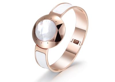 China White Rose-Gold IOS Bluetooth Smart Fitness Bangles With Sleep Management for sale