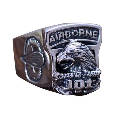 China Retro Jewelry 925 Sterling Silver Engraved US Army Eagle Style Men Ring (XH052370) for sale