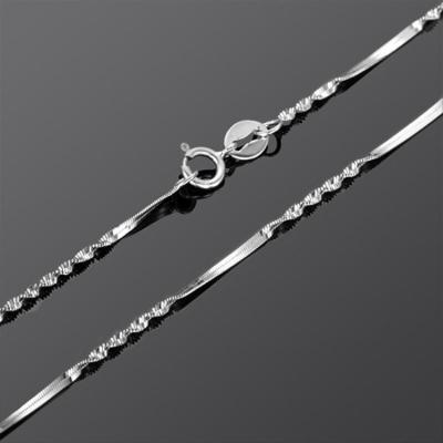 China 18K White Gold Link Chain Necklace for Women (NGO01) for sale