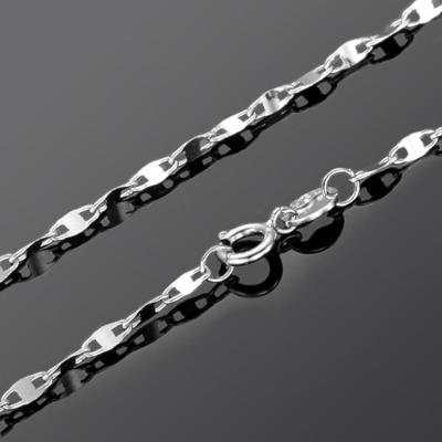 China Fine Jewelry 18K White Gold Chain Women Necklace 16 inches (NG0115) for sale