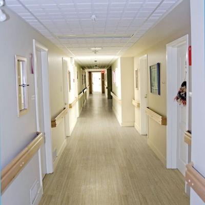 China Waterproof/Sound/Soft Touch/Clean/Easy Reduction Easy Install High Quality Antibacterial Most Competitive PVC Stickers Linoleum Vinyl Plank Floor Sheet Roll Hospital Heterogeneous Flooring for sale