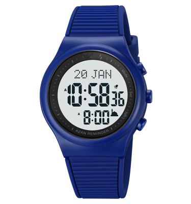 China 1981 simple azan qibla direction watch reloj digital multifunctionalwomen men relojes-hombr al por mayor azan watch for sale