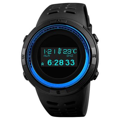 China 1360 OLED Display High Quality Double Time Sports Pedometer Thermometer Watch Compass Watch China Alibaba 5ATM Waterproo for sale