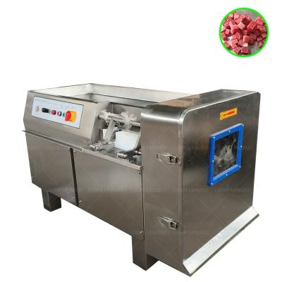 China High Efficiency Easy Operate Dicer Qd-03 Chicken Beef Fresh and Frozen Dies Commercial Cubic Cheese Cutter Meat Cube Frozen Cube Cutting Machine for sale