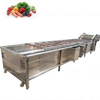 China High Efficiency Easy Operate Industrial Automatic Strawberry Fruit And Leaf Separator Strawberry Cleaning Washing Machine for sale