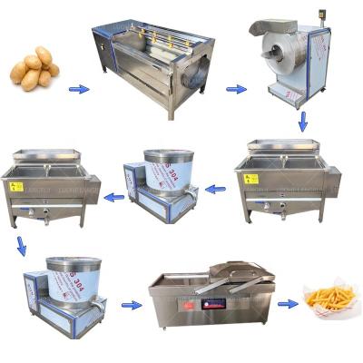 China Vegetable Processing Plant Automatic Potato Chips Cutting Slicing Machine Potato Chips Making Machine for sale