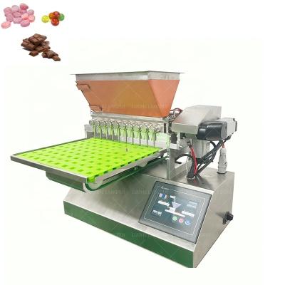 China Full Automatic Hard Candy Jelly Gummy Bear Sweet Make Machine Snacks Factory Small Lollipop Chocolate Candy Depositor Making Machine for sale