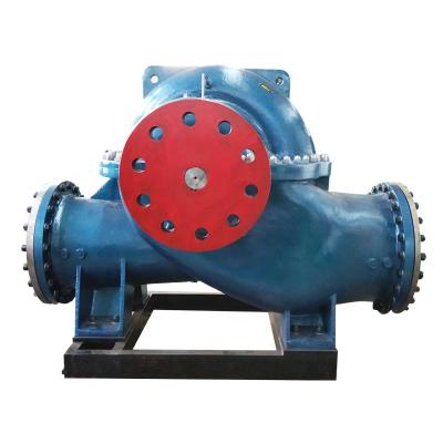 China Buildings 300m3/h 500m3/h Large Flow Commercial Clean Water Double Suction Horizontal Split Crate Pump for sale