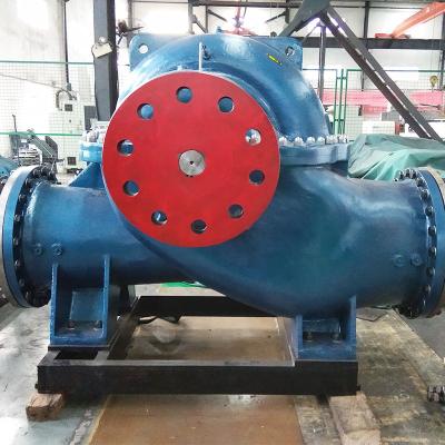 China Commercial Buildings Double Suction 250m3/h Industrial Horizontal Split Water Pump Case Fire Pump for sale