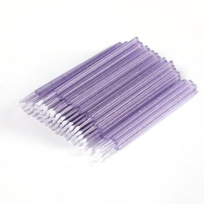 China 2021 New Arrival Nylon Eyelash Stick Cotton Brush Cotton Pad Micro Eyelash Cleaning Tools for sale