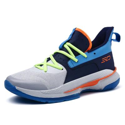 China Fashion Trend Factory Direct Men'S Running Fashion Casual Sports Shoes Chaussures Hommes Lightweight Mesh Curry Basketball Style Shoes for sale