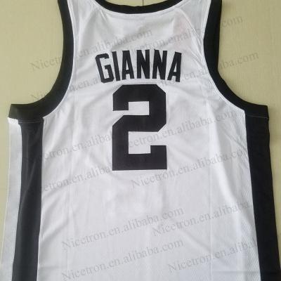 China Anti-Bacterial Gianna #2 Customized Best Quality Stitched #24 Kb Bryant #8 Mamba #23 James Stitched Customized Embroidered Basketball Jersey for sale