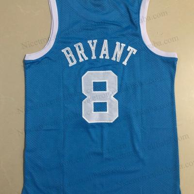 China Anti-Bacterial 2023 New Best Quality #24 Kobe Bryant #8 Style #2 Gian #23 James Stitched Customized Embroidered Basketball Jersey for sale