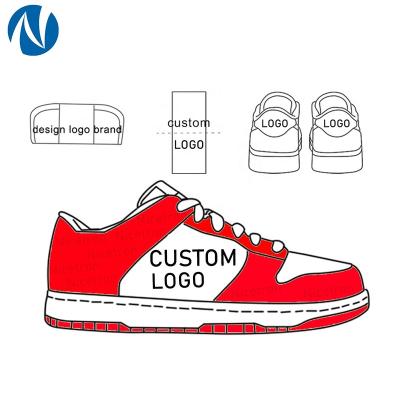 China Fashion Trend Sneaker Manufacturer Custom Logo Shoes Unisex Walking Style Shoes Latest Sport Breathable Casual Basketball Custom Shoes For Men for sale