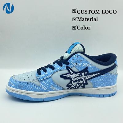 China Cushioning 2023 New Original Customize Logo Men Zapatos Blank Manufacturer Basketball Oem Custom High Casual Leather Sneakers Shoes For Men for sale