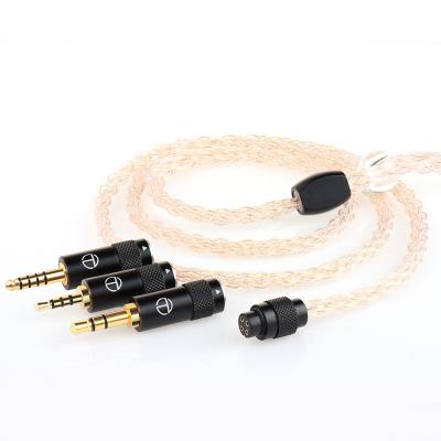 China For Inear Earphone TRN TX 8 Core Earbuds Plated Gold Hi-Fi True Rise Audio Cable With Replaceable Plug Design For Musicians Audiophiles for sale